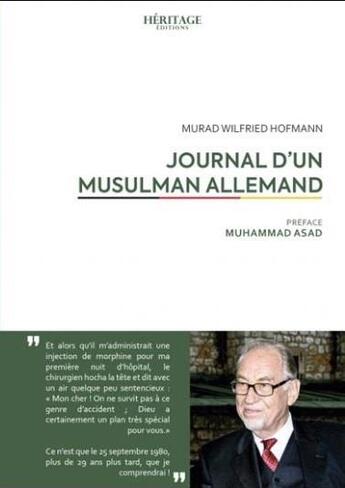 Couverture du livre « Journal d'un musulman allemand » de Murad Hofmann Wilfried aux éditions Heritage