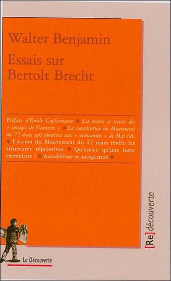 Couverture du livre « Essais sur Bertolt Brecht » de Walter Benjamin aux éditions La Decouverte