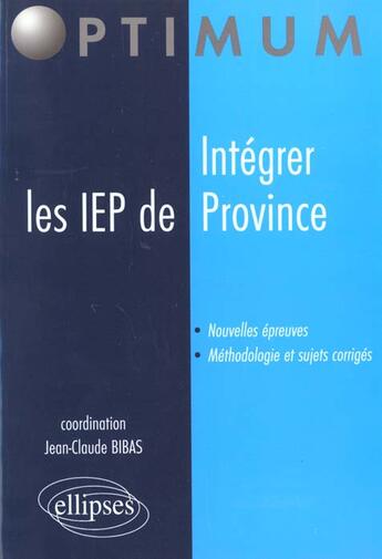 Couverture du livre « Nouv.ed.9782729827960/biiep2 » de Bibas aux éditions Ellipses