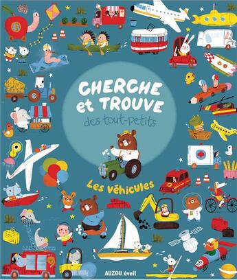 Couverture du livre « Cherche et trouve des tout-petits : les véhicules » de Maria Neradova aux éditions Auzou