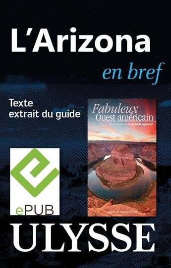 Couverture du livre « L'Arizona en bref » de  aux éditions Ulysse