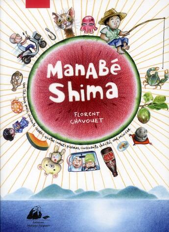 Couverture du livre « Manabé Shima » de Florent Chavouet aux éditions Picquier