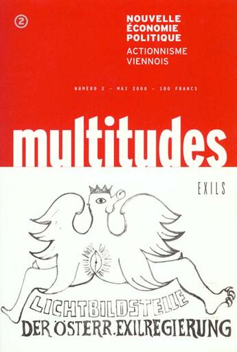 Couverture du livre « Revue multitudes n2 » de  aux éditions Exils