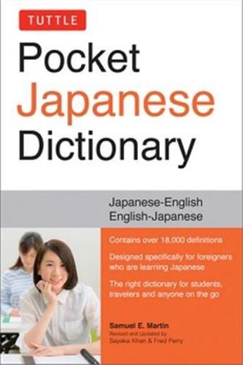 Couverture du livre « Tuttle pocket japanese dictionary » de Samuel Martin aux éditions Tuttle