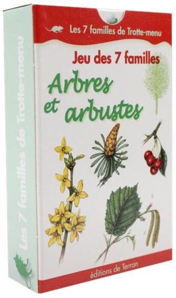 Couverture du livre « Jeu des 7 familles arbres et arbustes - les 7 familles de trotte-menu » de Bern Sabine Facchin aux éditions De Terran