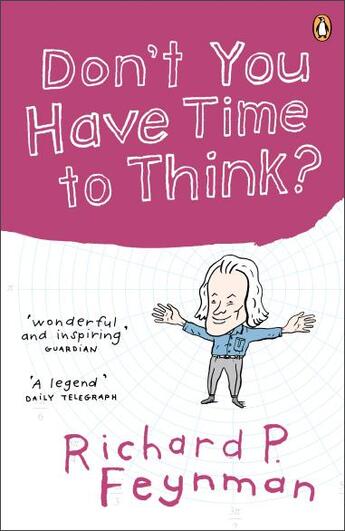 Couverture du livre « Don't you have time to think ? » de Richard Phillips Feynman aux éditions Adult Pbs