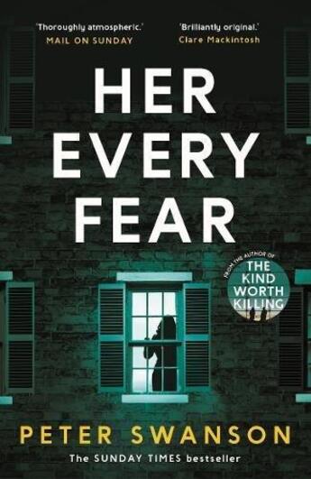 Couverture du livre « HER EVERY FEAR » de Peter Swanson aux éditions Faber Et Faber