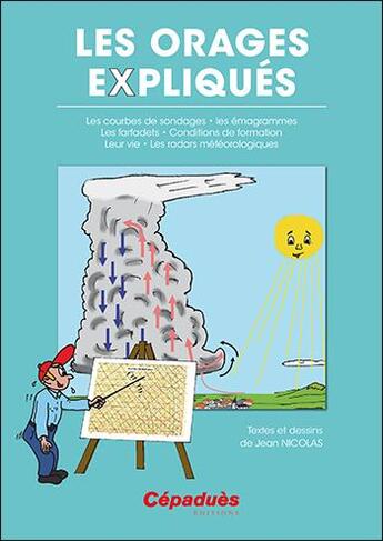 Couverture du livre « Les orages expliqués » de Jean Nicolas aux éditions Cepadues