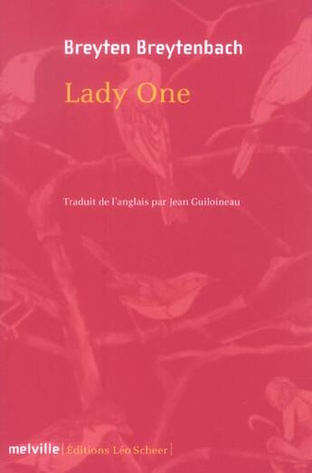 Couverture du livre « Lady one » de Breyten Breytenbach aux éditions Leo Scheer