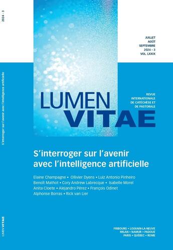 Couverture du livre « S'interroger sur l'avenir avec l'intelligence artificielle » de Ollivier Dyens et Elaine Champagne et Isabelle Morel aux éditions Rirtp