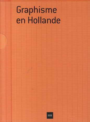 Couverture du livre « Graphisme en Hollande » de  aux éditions Atrium