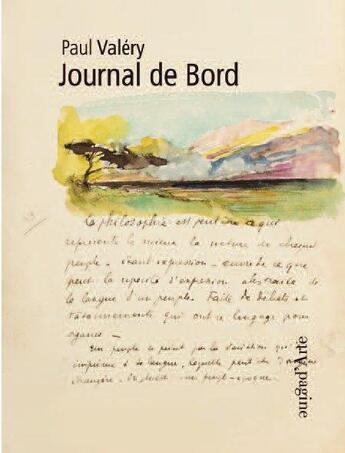 Couverture du livre « Journal de bord » de Paul Valery aux éditions Pagine D'arte