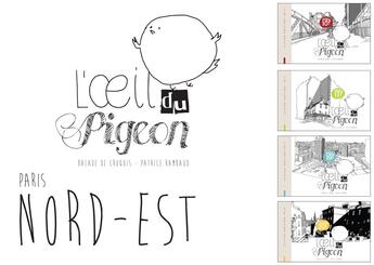 Couverture du livre « L'oeil du pigeon ; Paris nord-est » de Patrice Rambaud aux éditions L'oeil Du Pigeon