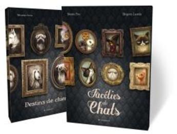 Couverture du livre « Faceties de chat, destins de chiens ; coffret » de Benjamin Lacombe et Sebastien Perez aux éditions Margot