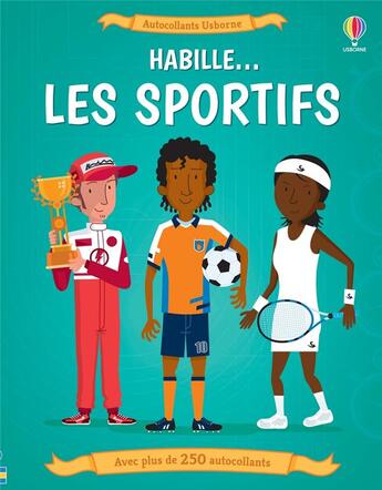 Couverture du livre « Habille... les sportifs » de Davies/Morize aux éditions Usborne