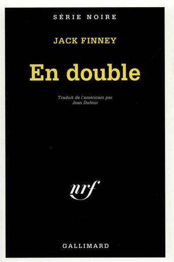 Couverture du livre « En double » de Jack Finney aux éditions Gallimard