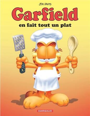 Couverture du livre « Garfield en fait tout un plat » de Jim Davis aux éditions Dargaud