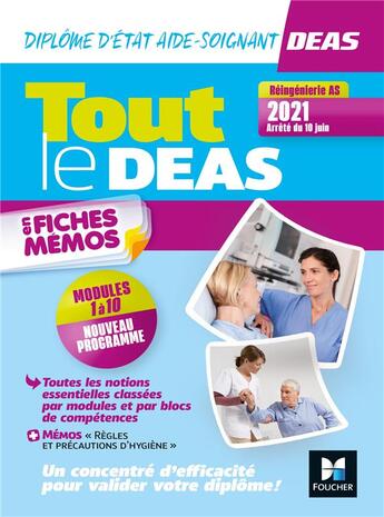 Couverture du livre « Tout le DEAS en fiches mémos » de Kamel Abbadi et Jocelyn Garnier et Priscilla Benchimol et Peter Crevant et Sebastien Derue et Jerome Brayer aux éditions Foucher