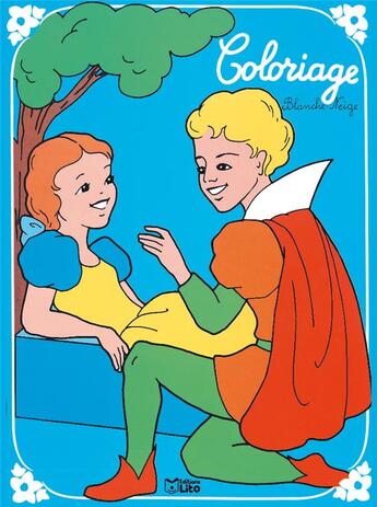 Couverture du livre « Un Conte A Colorier : Blanche Neige » de Genevieve Ploquin aux éditions Lito