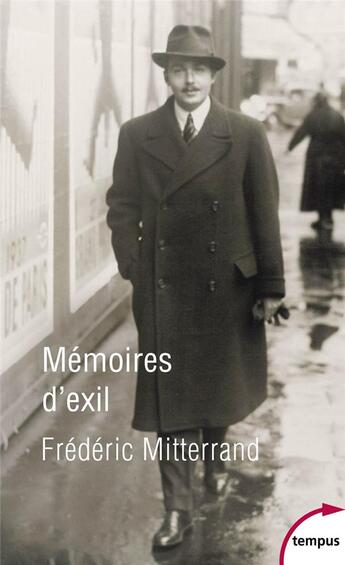 Couverture du livre « Mémoires d'exil » de Frédéric Mitterrand aux éditions Tempus/perrin