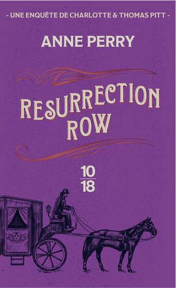 Couverture du livre « Resurrection row » de Anne Perry aux éditions 10/18