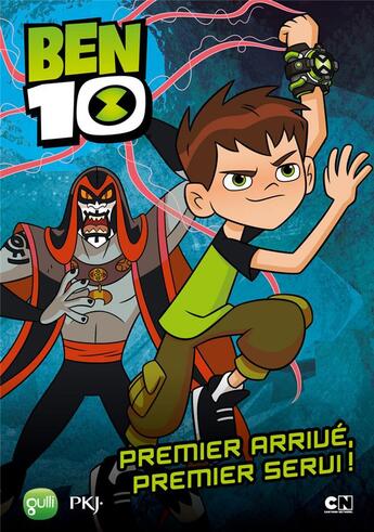 Couverture du livre « Ben 10 Tome 2 : premier arrivé, premier servi ! » de Michel Leydier aux éditions Pocket Jeunesse