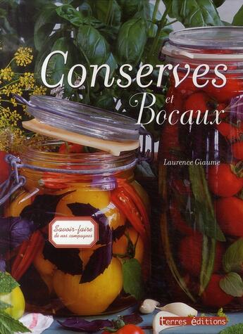 Couverture du livre « Conserves et bocaux » de  aux éditions Terres Editions