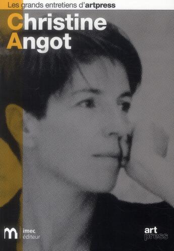 Couverture du livre « Christine Angot » de  aux éditions Imec