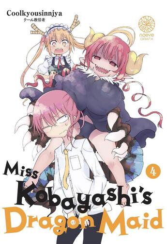 Couverture du livre « Miss Kobayashi's dragon maid Tome 4 » de Kyoshinsha Cool aux éditions Noeve Grafx