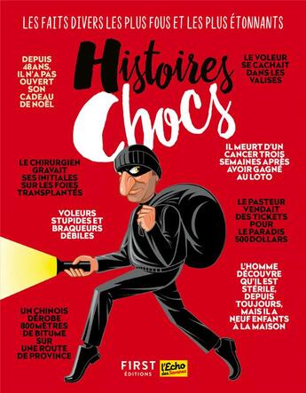 Couverture du livre « Histoires choc » de L'Echo Des Savanes aux éditions First