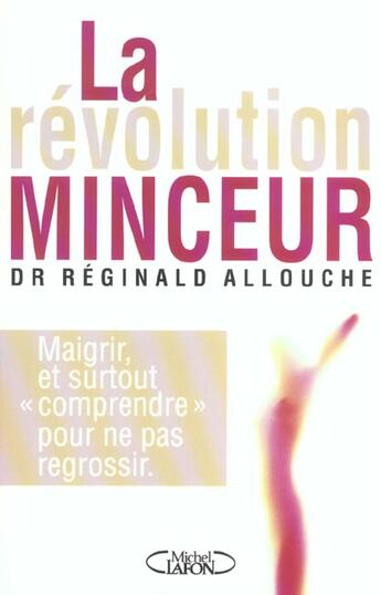 Couverture du livre « Revolution Minceur » de Reginald Allouche aux éditions Michel Lafon