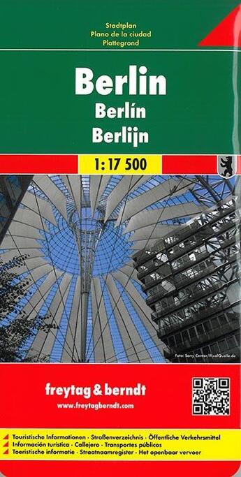 Couverture du livre « Berlin » de  aux éditions Freytag Und Berndt