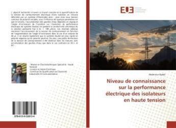 Couverture du livre « Niveau de connaissance sur la performance électrique des isolateurs en haute tension » de Abdenour Djalali aux éditions Editions Universitaires Europeennes