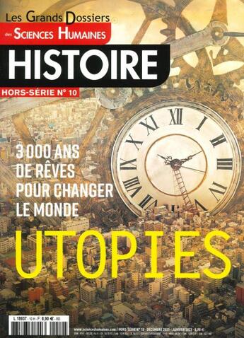 Couverture du livre « Sciences humaines gd hs n 10 : utopies » de  aux éditions Sciences Humaines