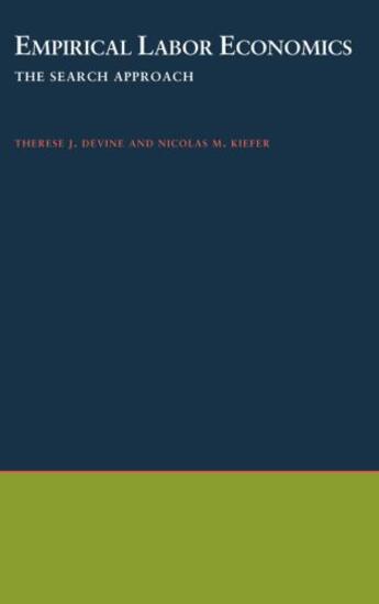 Couverture du livre « Empirical Labor Economics: The Search Approach » de Kiefer Nicolas M aux éditions Oxford University Press Usa