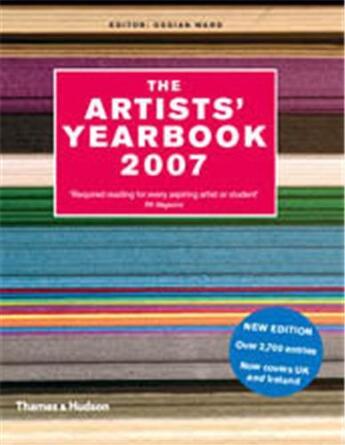 Couverture du livre « The artists' yearbook 2007 » de  aux éditions Thames & Hudson