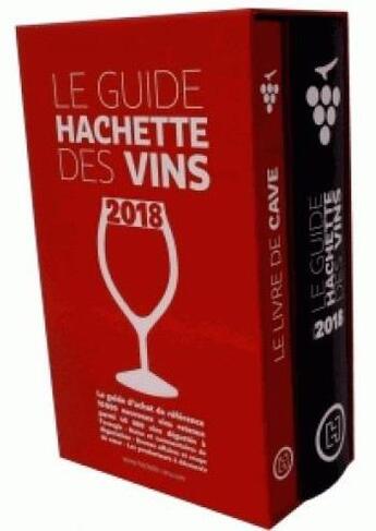 Couverture du livre « Coffret guide hachette des vins + livre de cave (édition 2018) » de  aux éditions Hachette Pratique