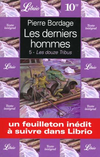 Couverture du livre « Les derniers hommes - les douze tribus t5 » de Pierre Bordage aux éditions J'ai Lu