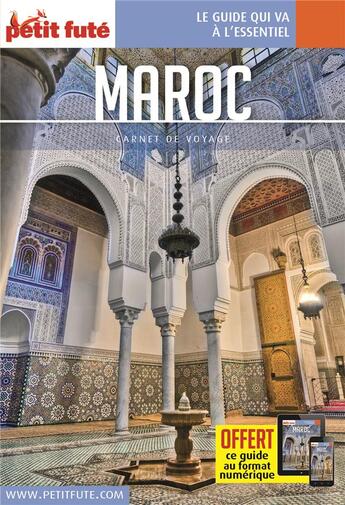 Couverture du livre « Carnet de voyage : Maroc (édition 2019) » de Collectif Petit Fute aux éditions Le Petit Fute