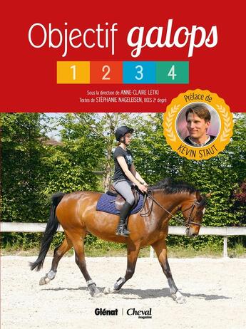 Couverture du livre « Objectif galops 1-4 » de Stephanie Nageleisen et Anne-Claire Letki aux éditions Glenat