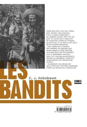 Couverture du livre « Les bandits » de Eric John Hobsbawm aux éditions Zones
