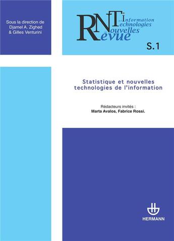 Couverture du livre « Revue des nouvelles technologies de l'information, n rnti-s 1 - statistique et nouvelles technologi » de  aux éditions Hermann