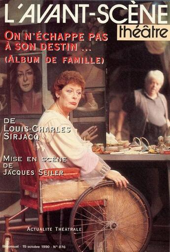 Couverture du livre « On echappe pas a son destin » de Sirjacq L-C. aux éditions Avant-scene Theatre