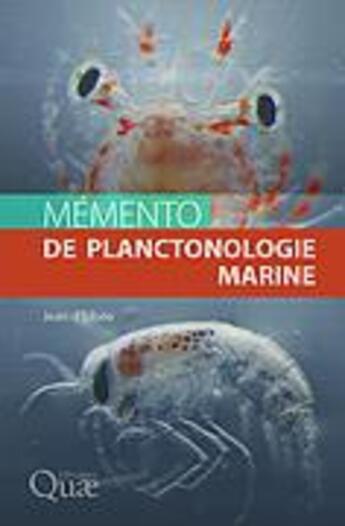 Couverture du livre « Mémento de planctonologie marine » de Jean D' Elbee aux éditions Quae