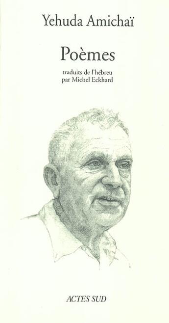 Couverture du livre « Poèmes » de Yehuda Amichai aux éditions Actes Sud