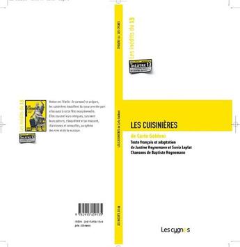 Couverture du livre « Les cuisinières » de Carlo Goldoni aux éditions Les Cygnes