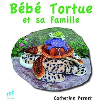 Couverture du livre « Bebe tortue et sa famille » de Pernet Catherine aux éditions Soleils Bleus