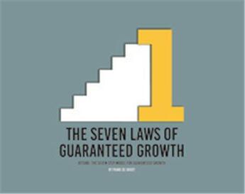 Couverture du livre « The 7 laws of guaranteed growth » de De Groot Frans aux éditions Bis Publishers