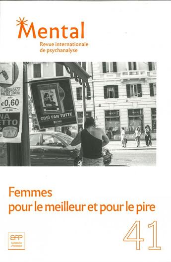 Couverture du livre « Mental n 41 femmes pour le meilleur et pour le pire / juin 2020 » de  aux éditions Revue Mental