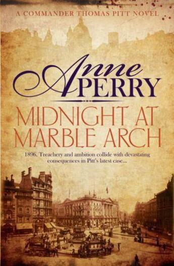 Couverture du livre « Midnight at marble arch » de Anne Perry aux éditions Headline